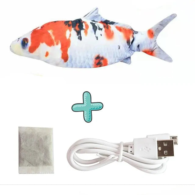 Juguete Eléctrico de Pescado Para Gatos