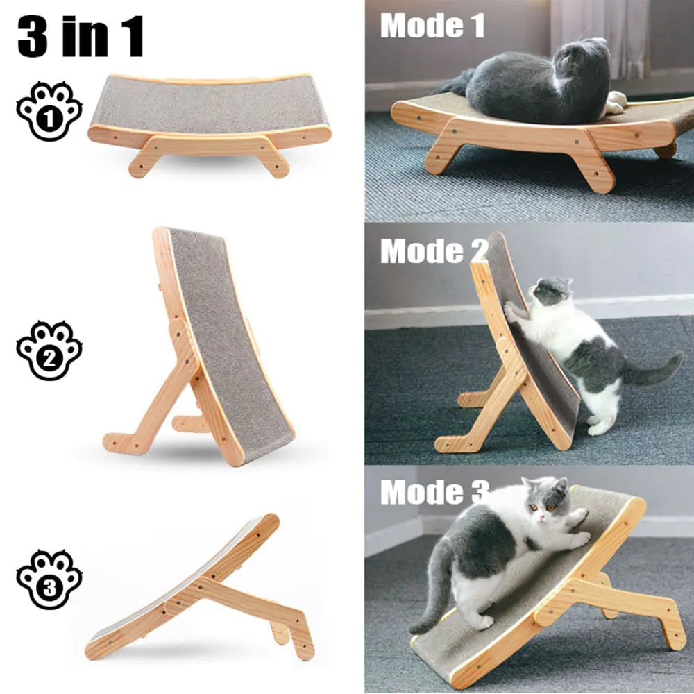 Rascador de Madera Para Gatos
