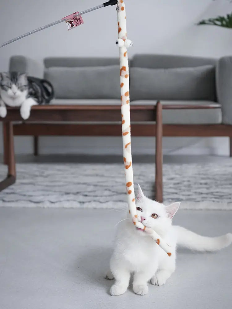 Varita de Peluche Para Gatos