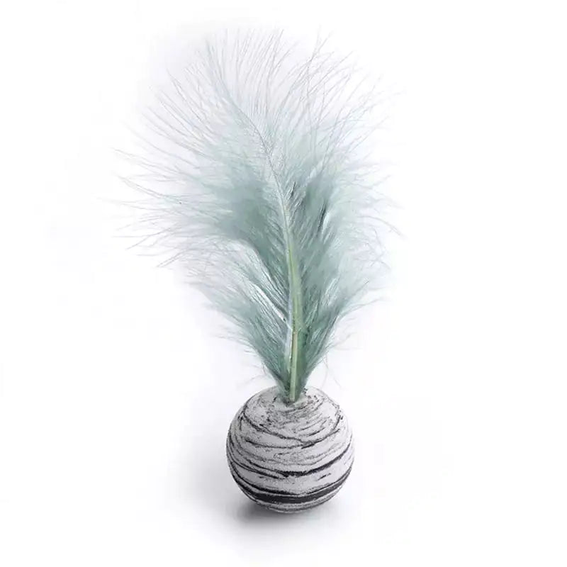 Juguete Para Gatos Bola de Plumas