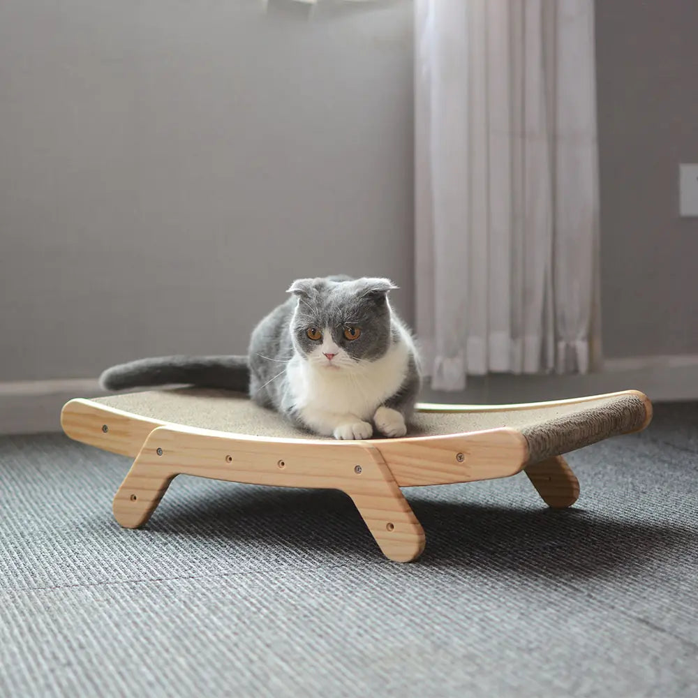 Rascador de Madera Para Gatos