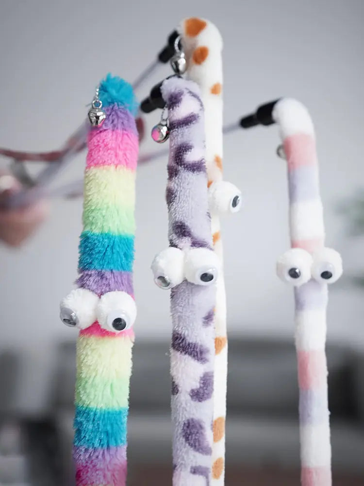 Varita de Peluche Para Gatos