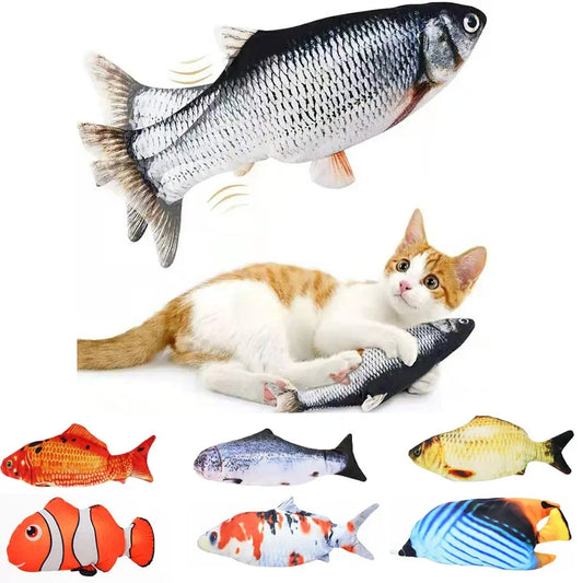 Juguete Eléctrico de Pescado Para Gatos